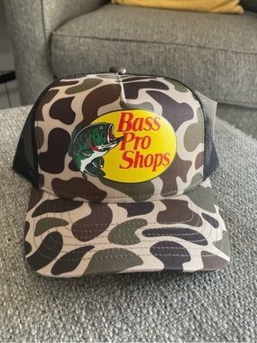 Bass Pro Shops Printed Mesh Trucker Cap - Camo